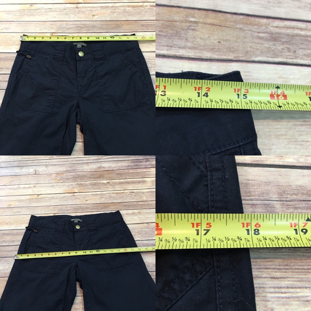 SOLD 4 GAP Straight Cropped Capri Navy Blue Pants - Picture 3 of 8